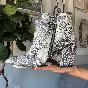 SNAKESKIN BOOTIES
